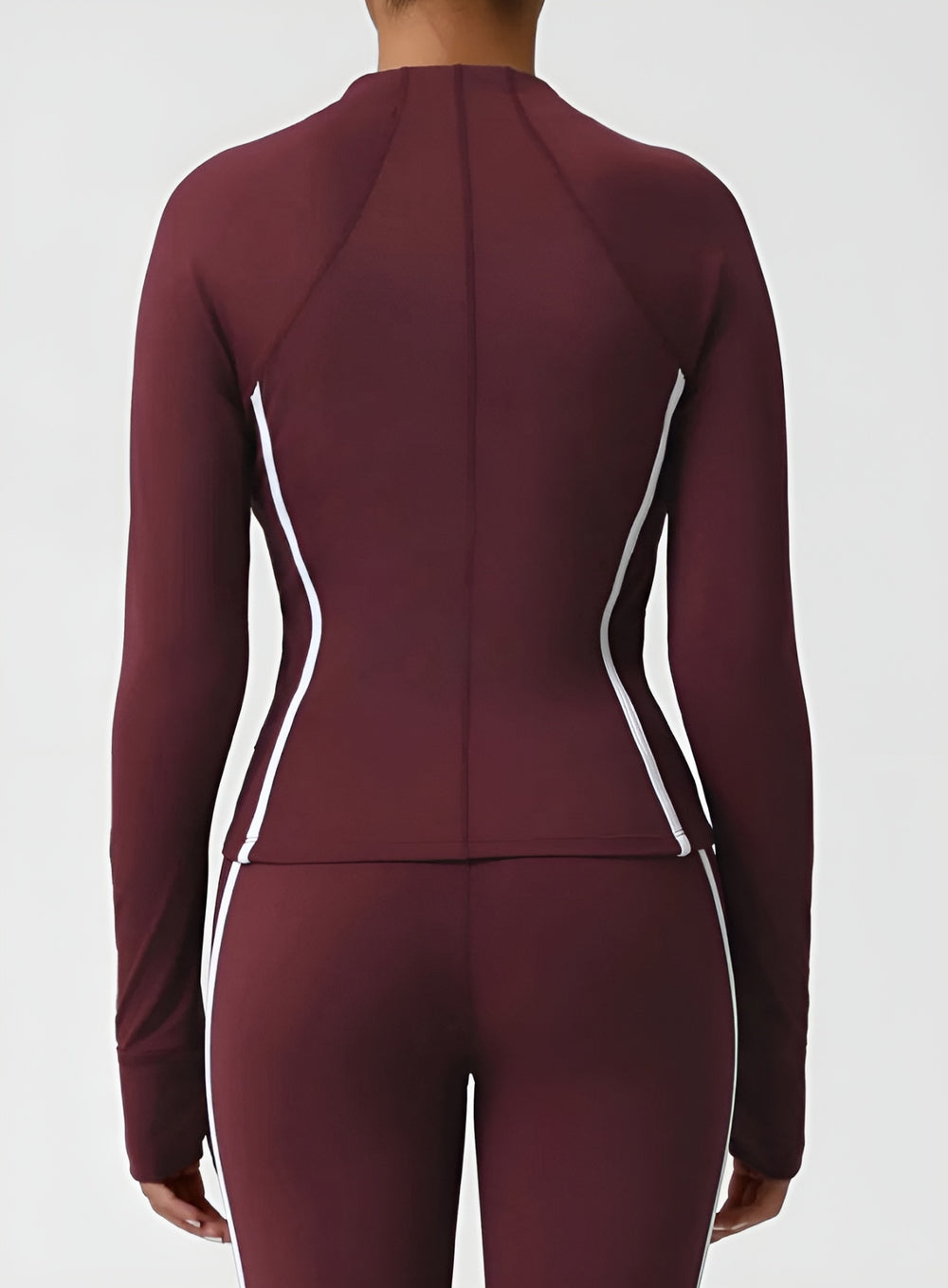 PowerFlex Sculpt Zip Jacket - Damson - VECTOR SPORTSWEAR
