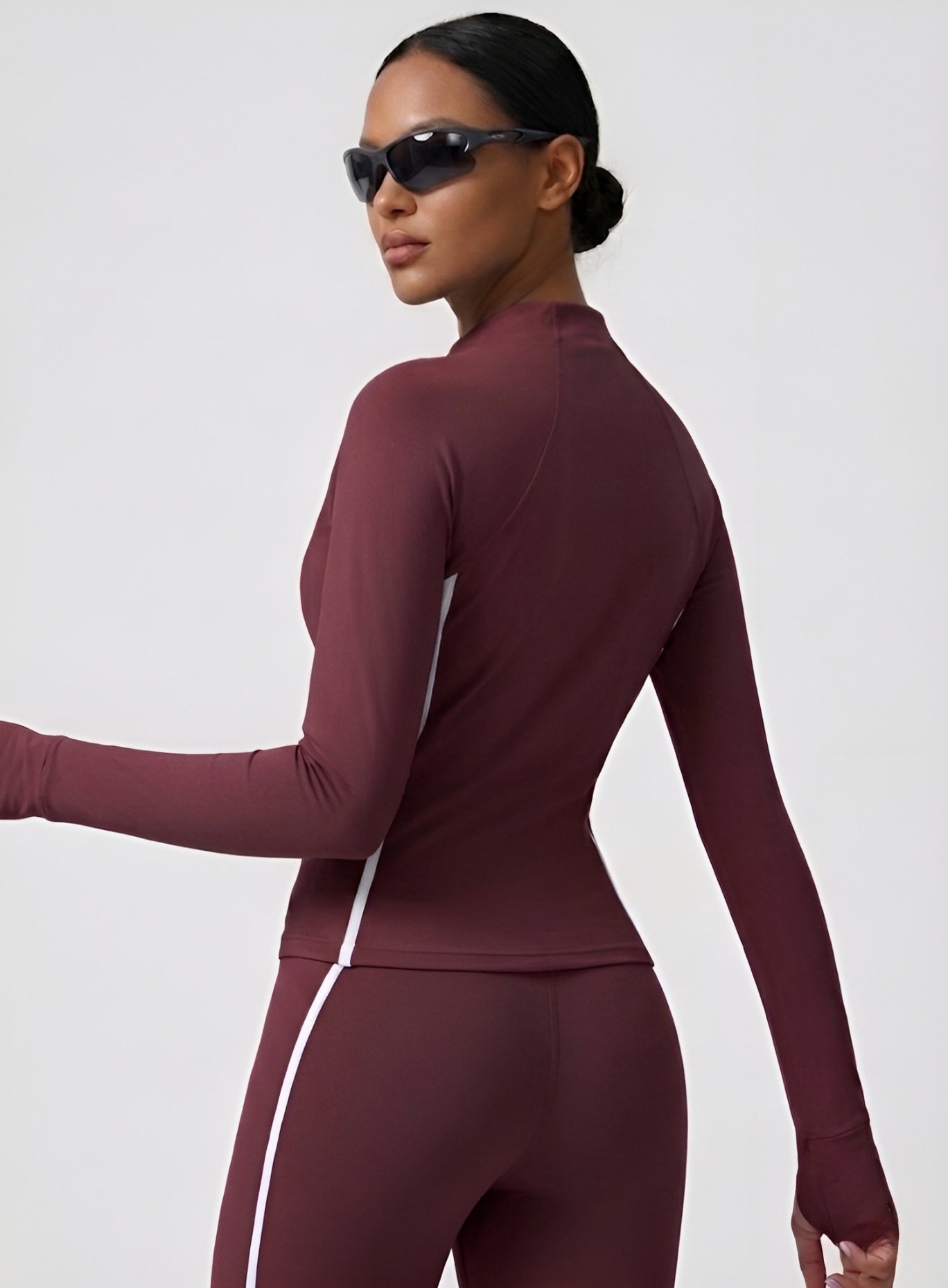 PowerFlex Sculpt Zip Jacket - Damson - VECTOR SPORTSWEAR