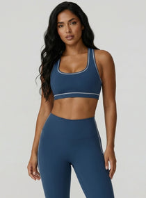 PowerFlex Sports Bra - Dark Blue - VECTOR SPORTSWEAR