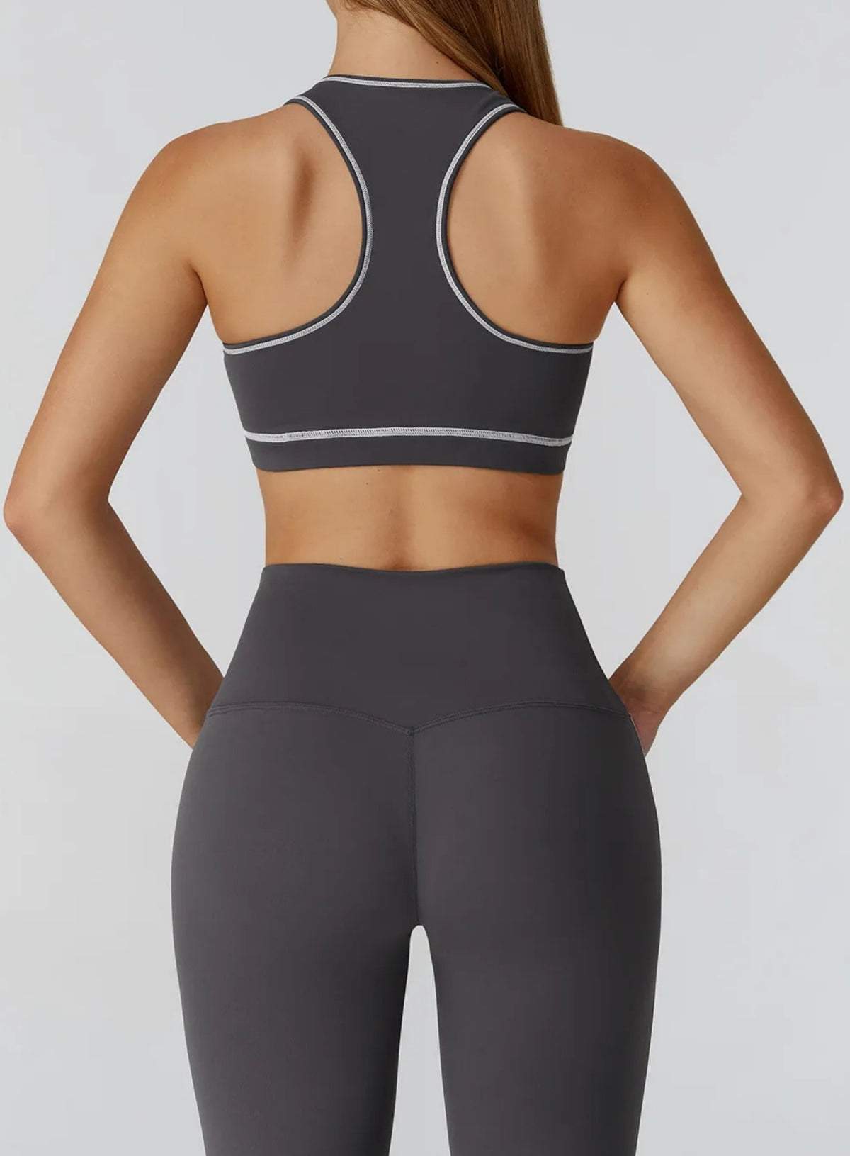 PowerFlex Sports Bra - Dark Gray - VECTOR SPORTSWEAR