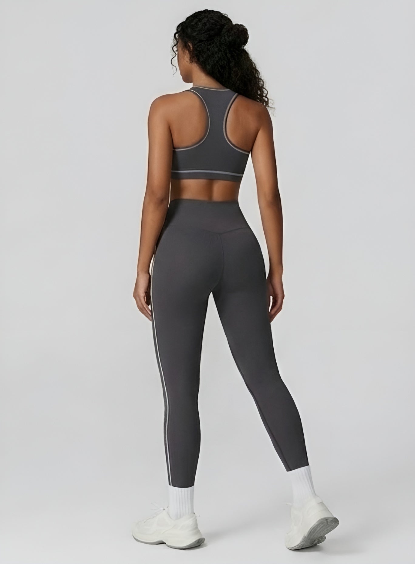 PowerFlex Sports Bra - Dark Gray - VECTOR SPORTSWEAR