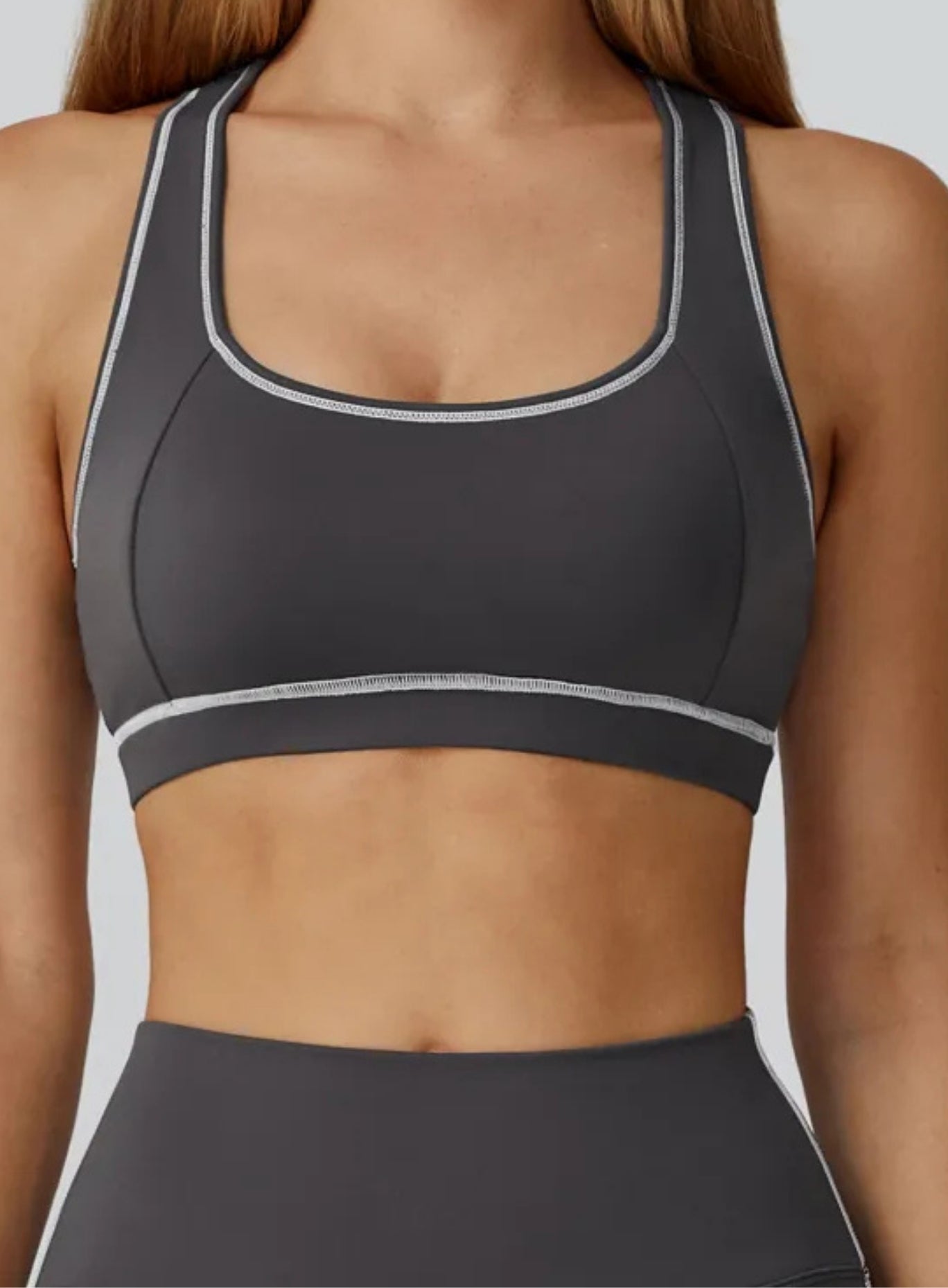 PowerFlex Sports Bra - Dark Gray - VECTOR SPORTSWEAR