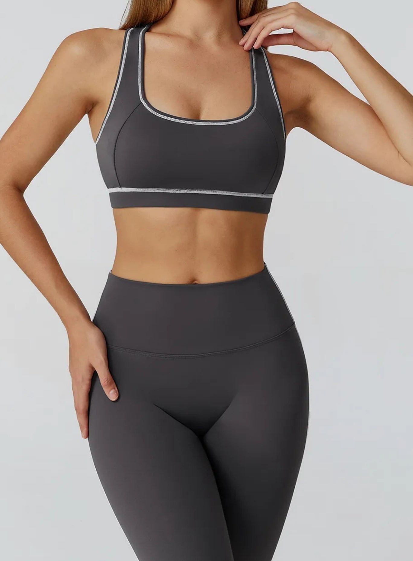 PowerFlex Sports Bra - Dark Gray - VECTOR SPORTSWEAR