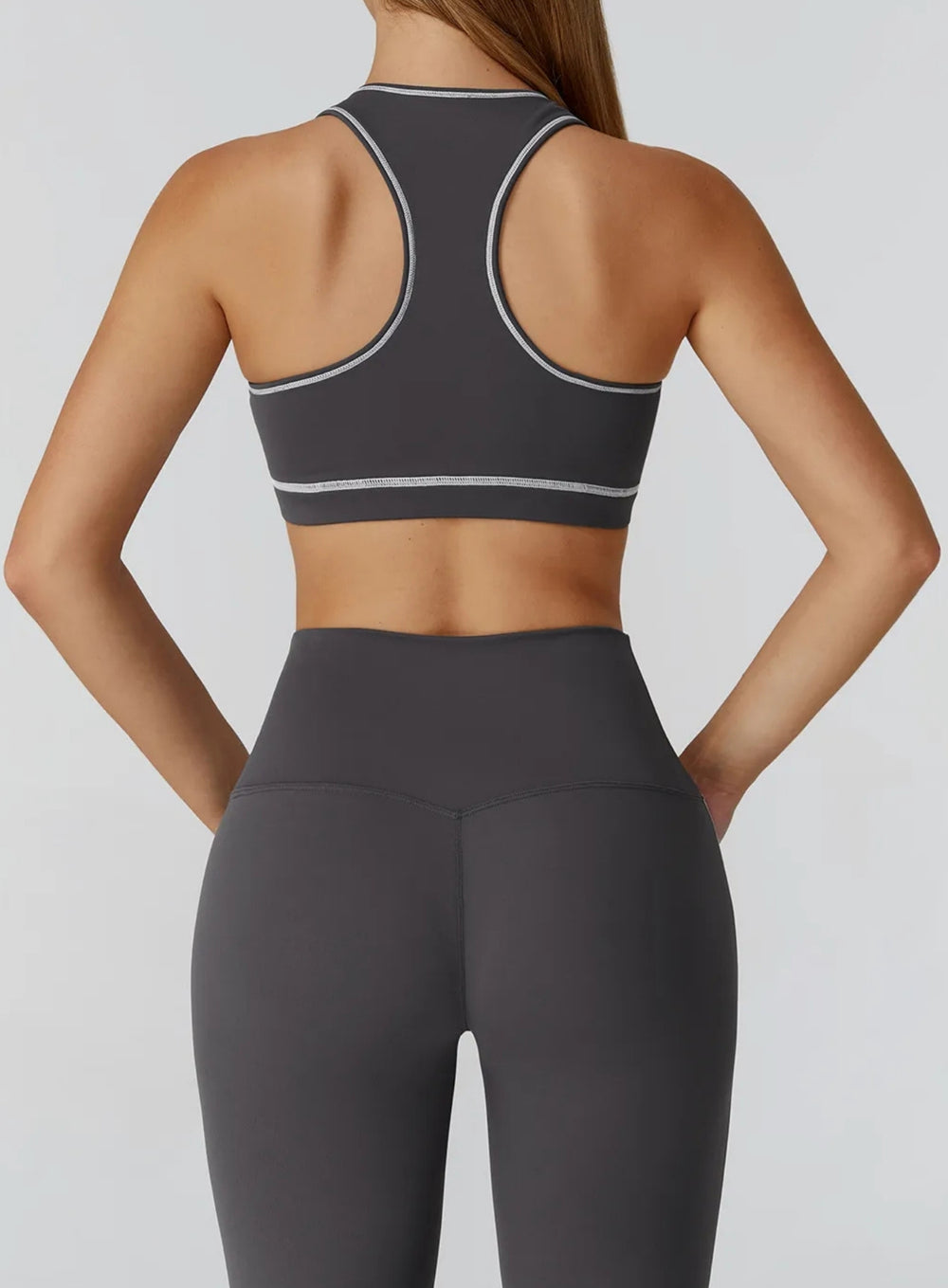 PowerFlex Sports Bra - Dark Gray - VECTOR SPORTSWEAR