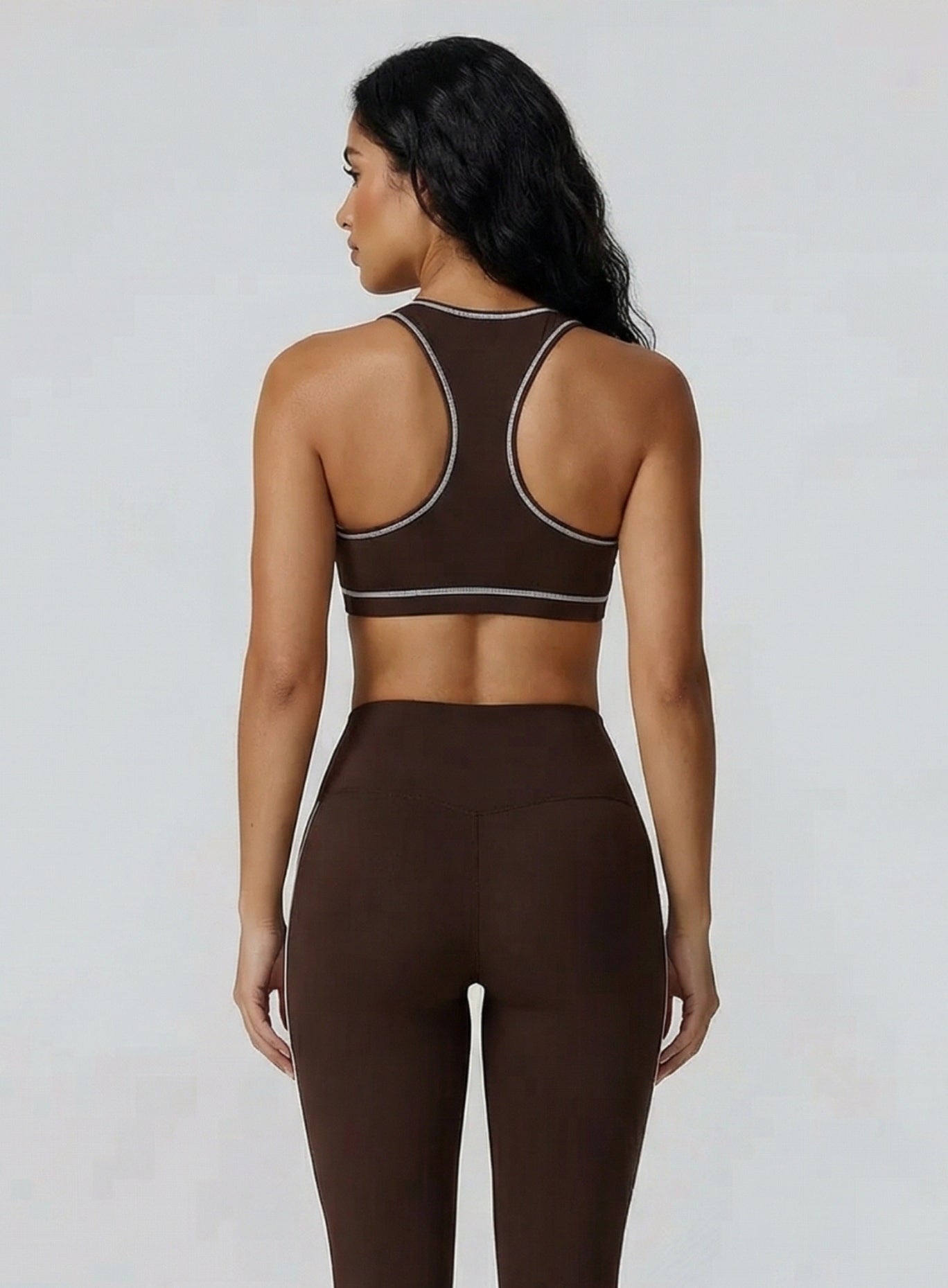 PowerFlex Sports Bra - Deep Brown - VECTOR SPORTSWEAR