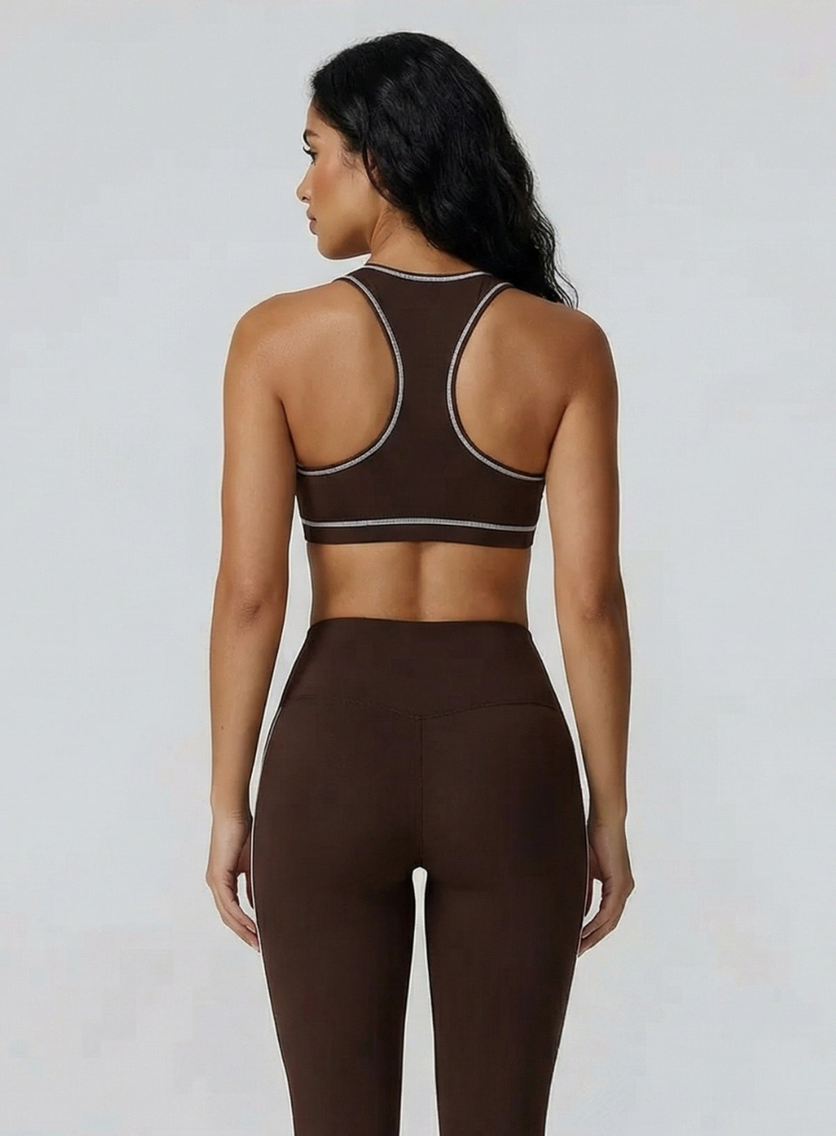 PowerFlex Sports Bra - Deep Brown - VECTOR SPORTSWEAR