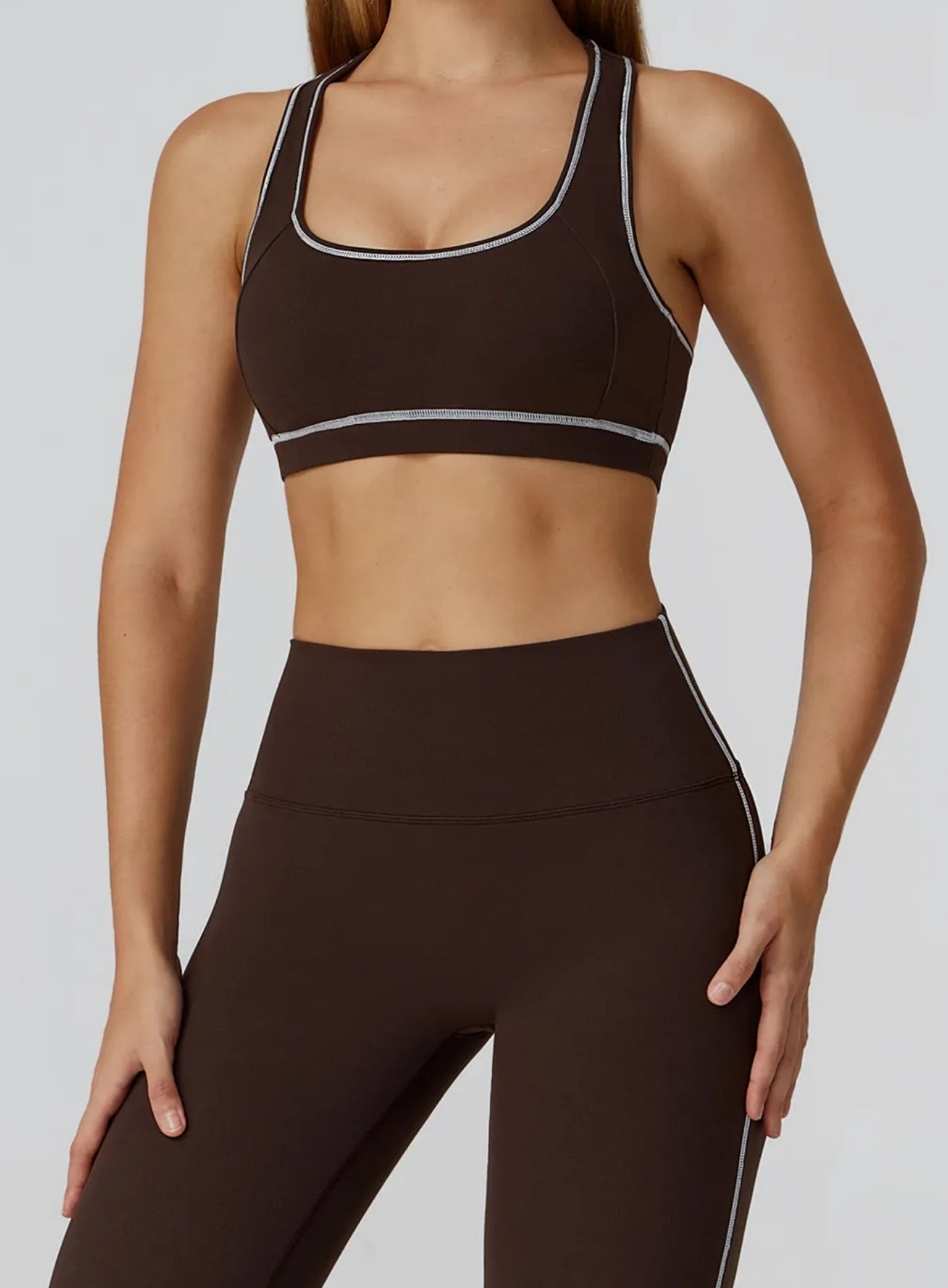 PowerFlex Sports Bra - Deep Brown - VECTOR SPORTSWEAR