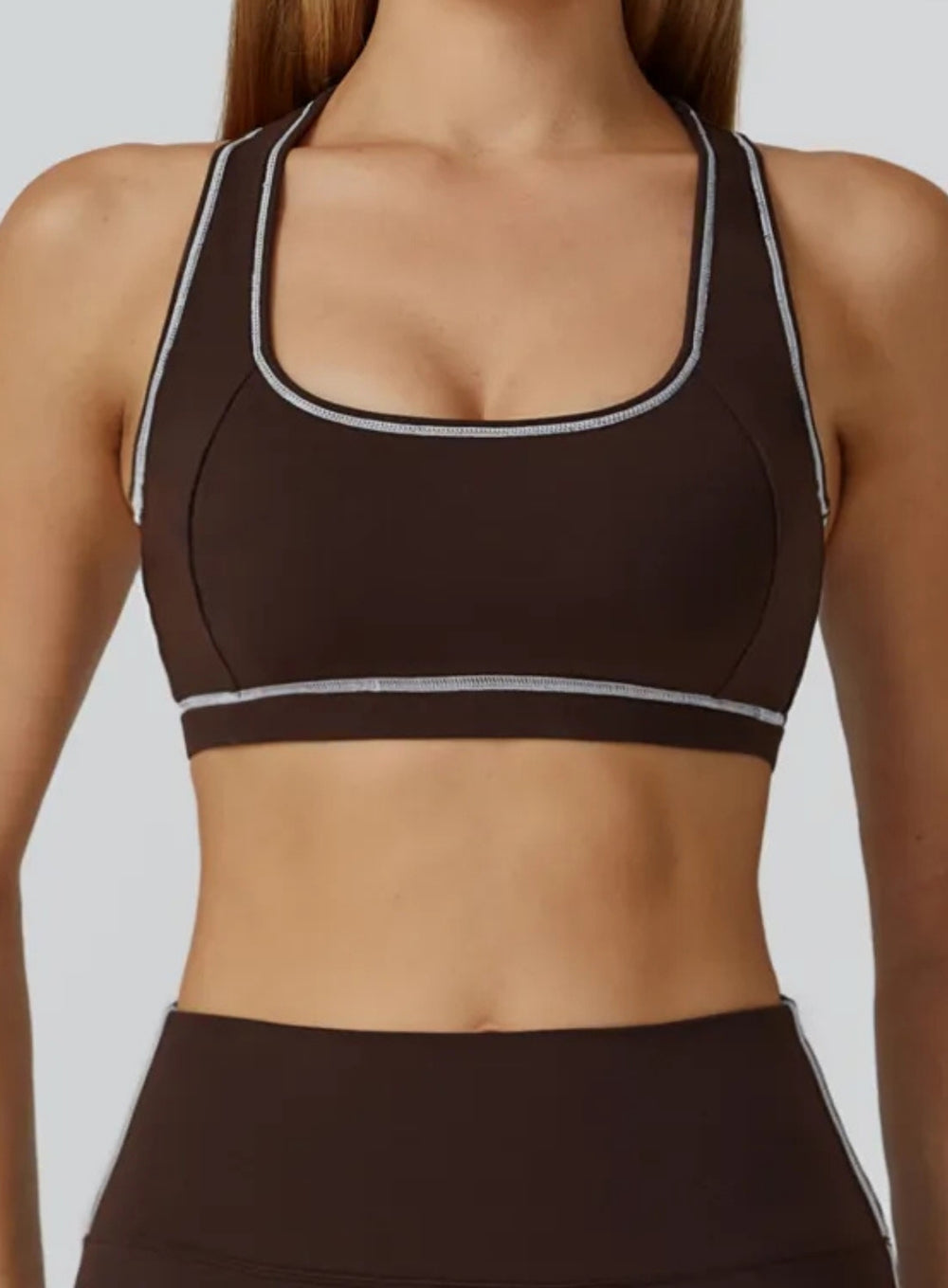 PowerFlex Sports Bra - Deep Brown - VECTOR SPORTSWEAR
