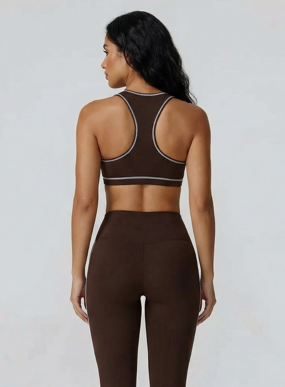 PowerFlex Sports Bra - Deep Brown - VECTOR SPORTSWEAR