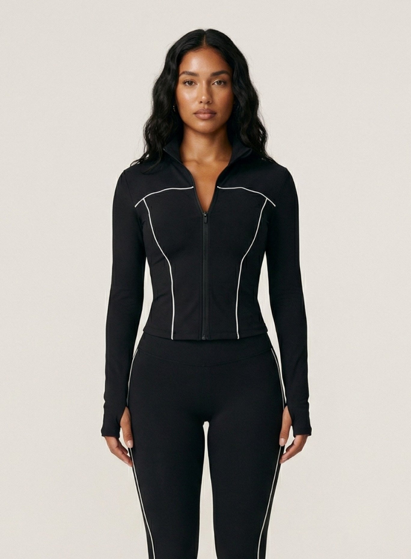 PowerFlex Zip Jacket - Black - VECTOR SPORTSWEAR