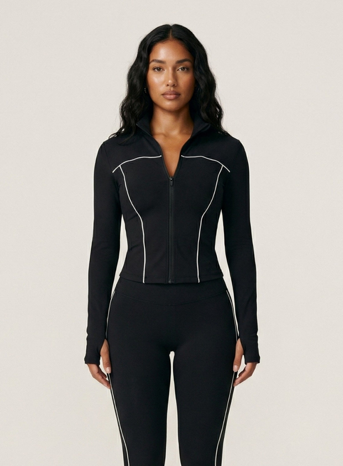 PowerFlex Zip Jacket - Black - VECTOR SPORTSWEAR