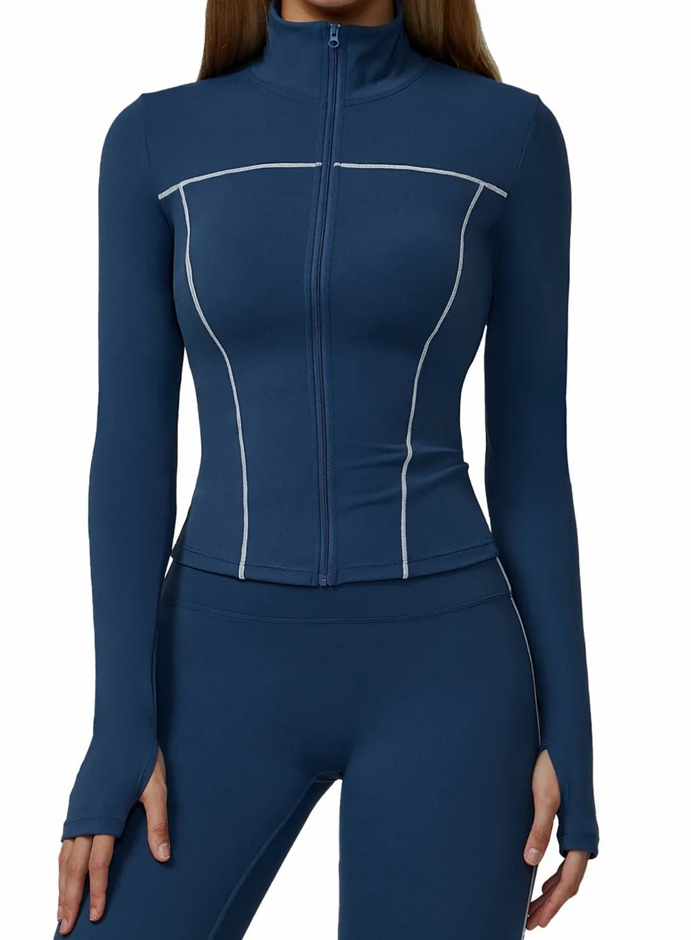 PowerFlex Zip Jacket - Dark Blue - VECTOR SPORTSWEAR