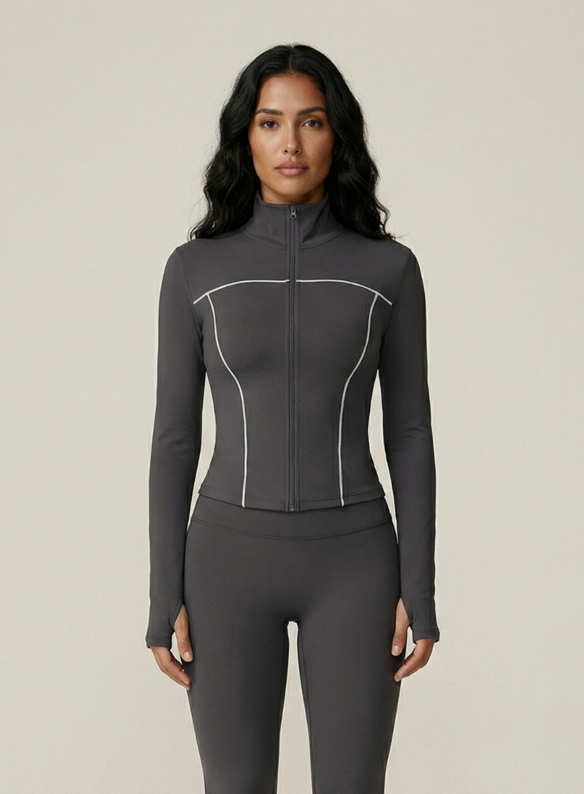 PowerFlex Zip Jacket - Dark Gray - VECTOR SPORTSWEAR