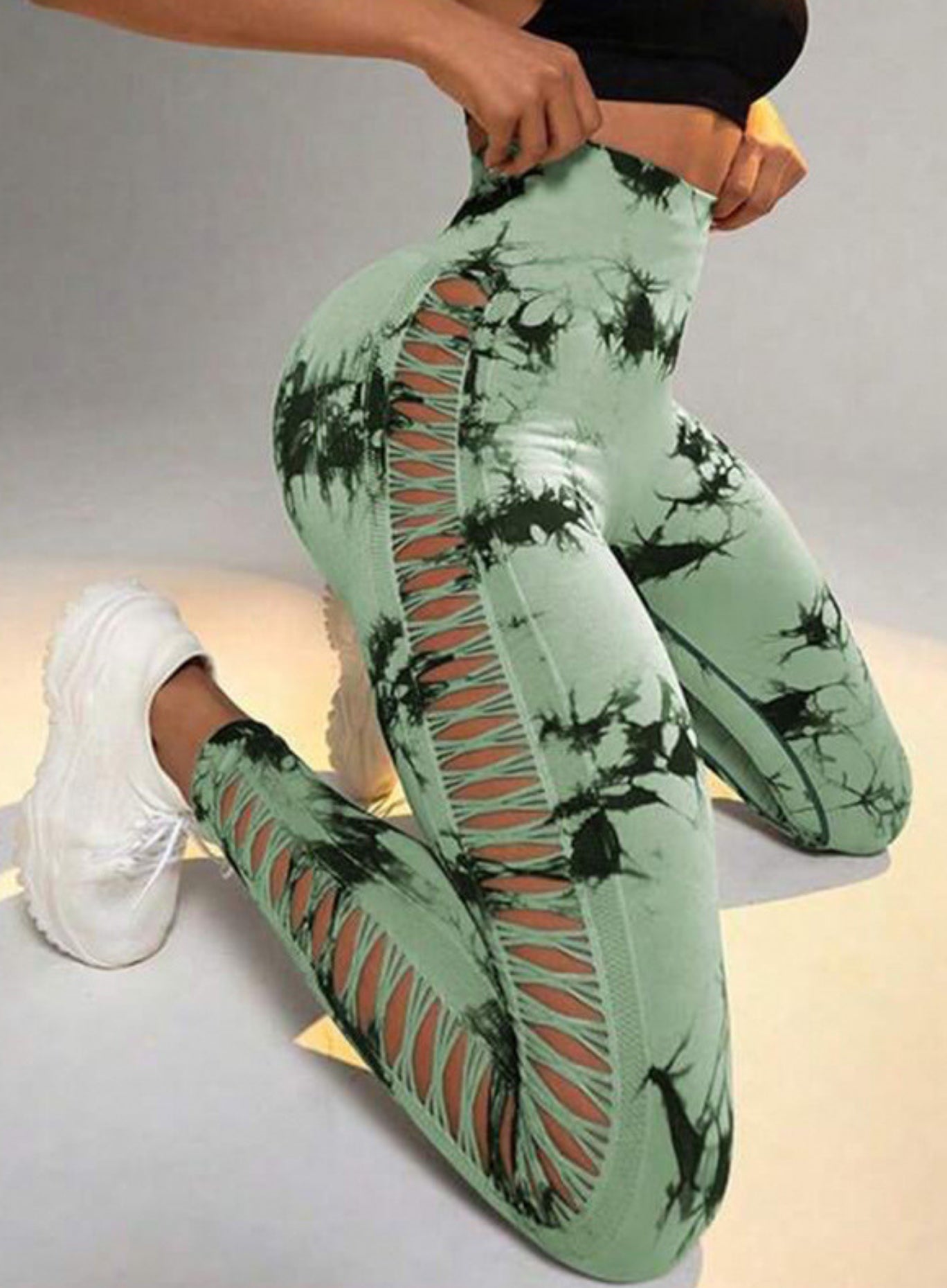 RIFT™ Tie-Dye Scrunch Leggings - Green
