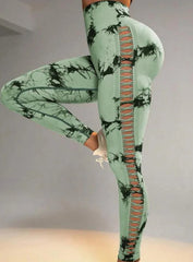 RIFT™ Tie-Dye Scrunch Leggings - Green