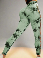 RIFT™ Tie-Dye Scrunch Leggings - Green