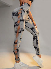 RIFT™ Tie-Dye Scrunch Leggings - Light Gray