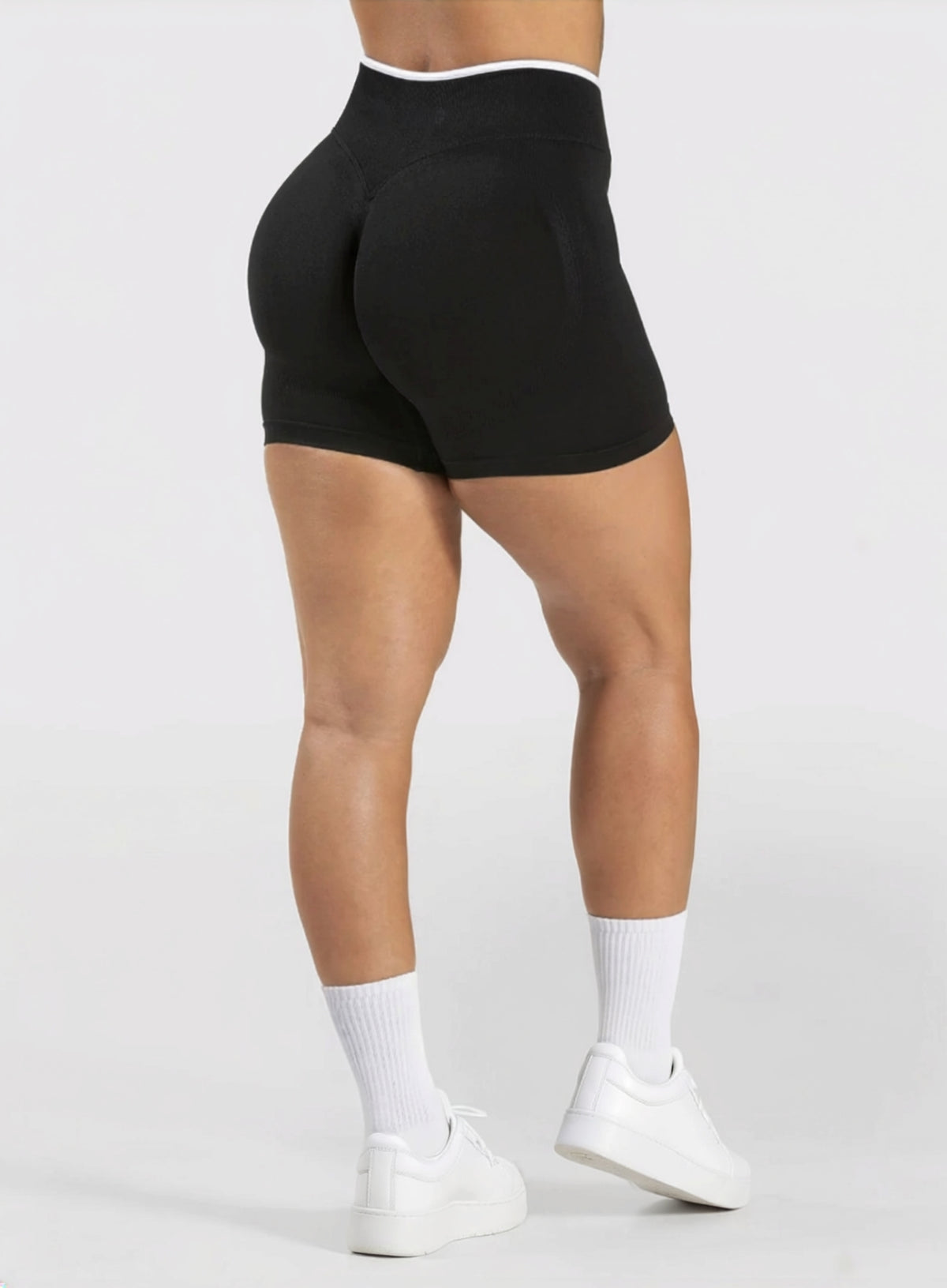 SculptCurve HydraFit Seamless Training Shorts – Black - VECTOR SPORTSWEAR