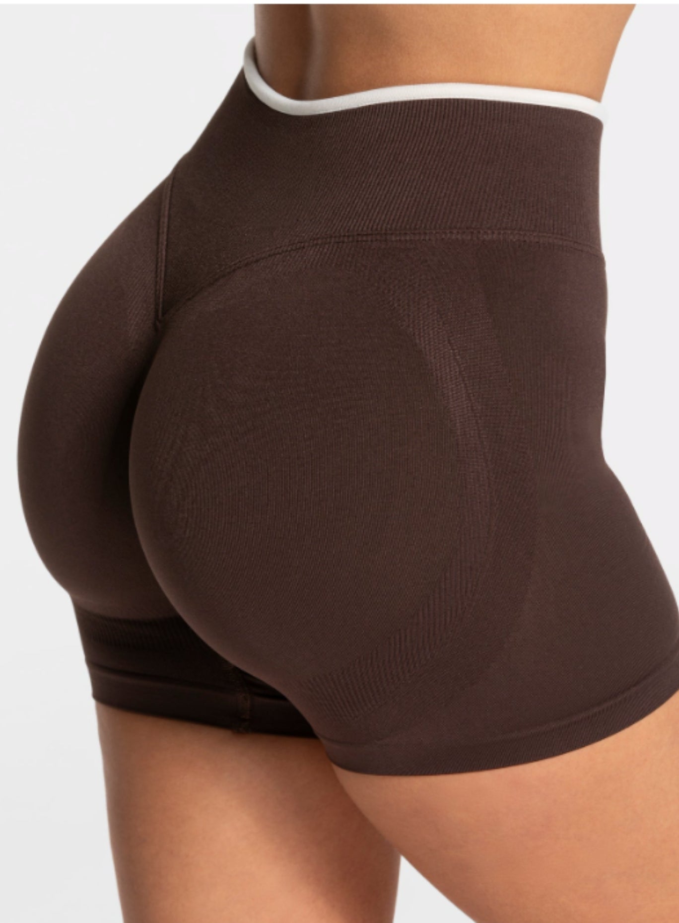 SculptCurve HydraFit Seamless Training Shorts – Brown - VECTOR SPORTSWEAR