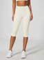 VELA™ Contour Capri Leggings - Warm Ivory