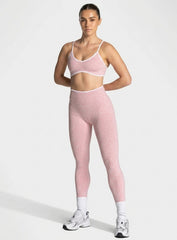 HydraFit Leopard Scrunch Leggings - Pink