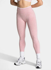 HydraFit Leopard Scrunch Leggings - Pink