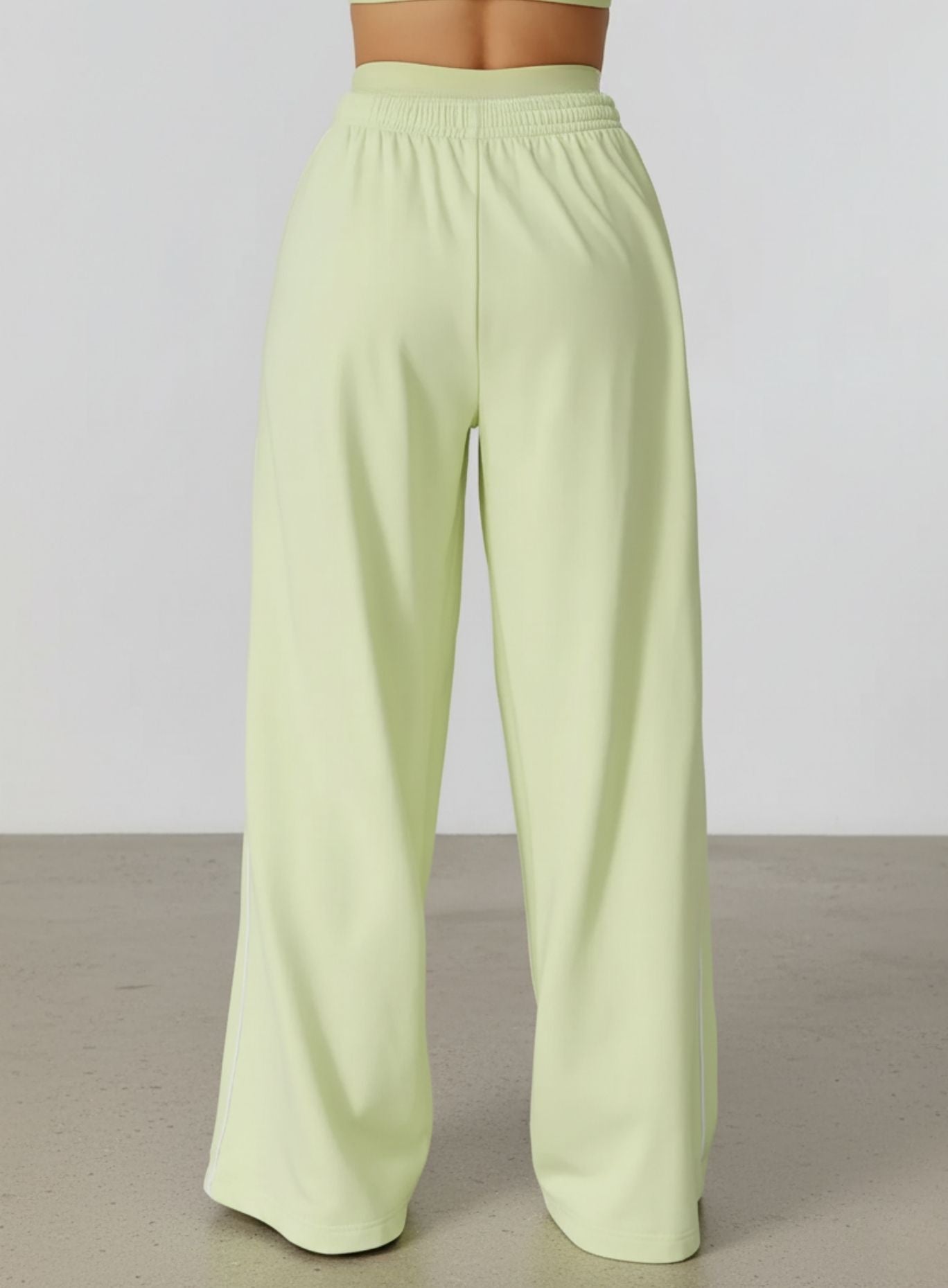 Lounge Strides Wide Pant - Lemon Green Secondary image
