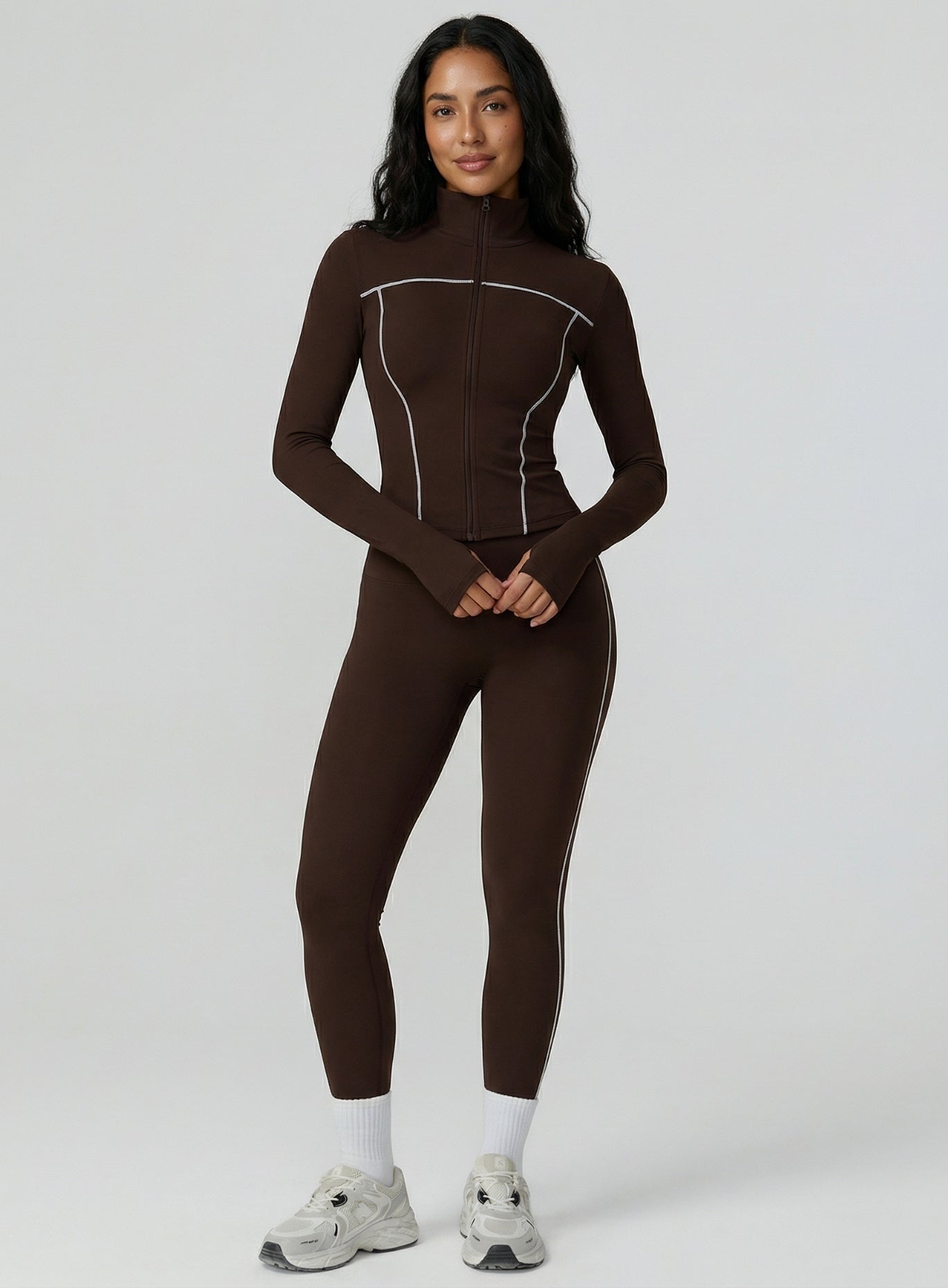PowerFlex Leggings - Deep Brown - VECTOR SPORTSWEAR