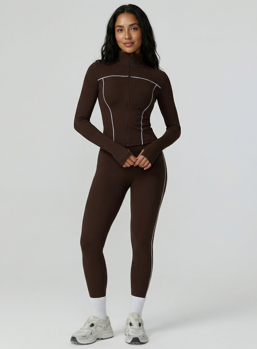 PowerFlex Leggings - Deep Brown - VECTOR SPORTSWEAR
