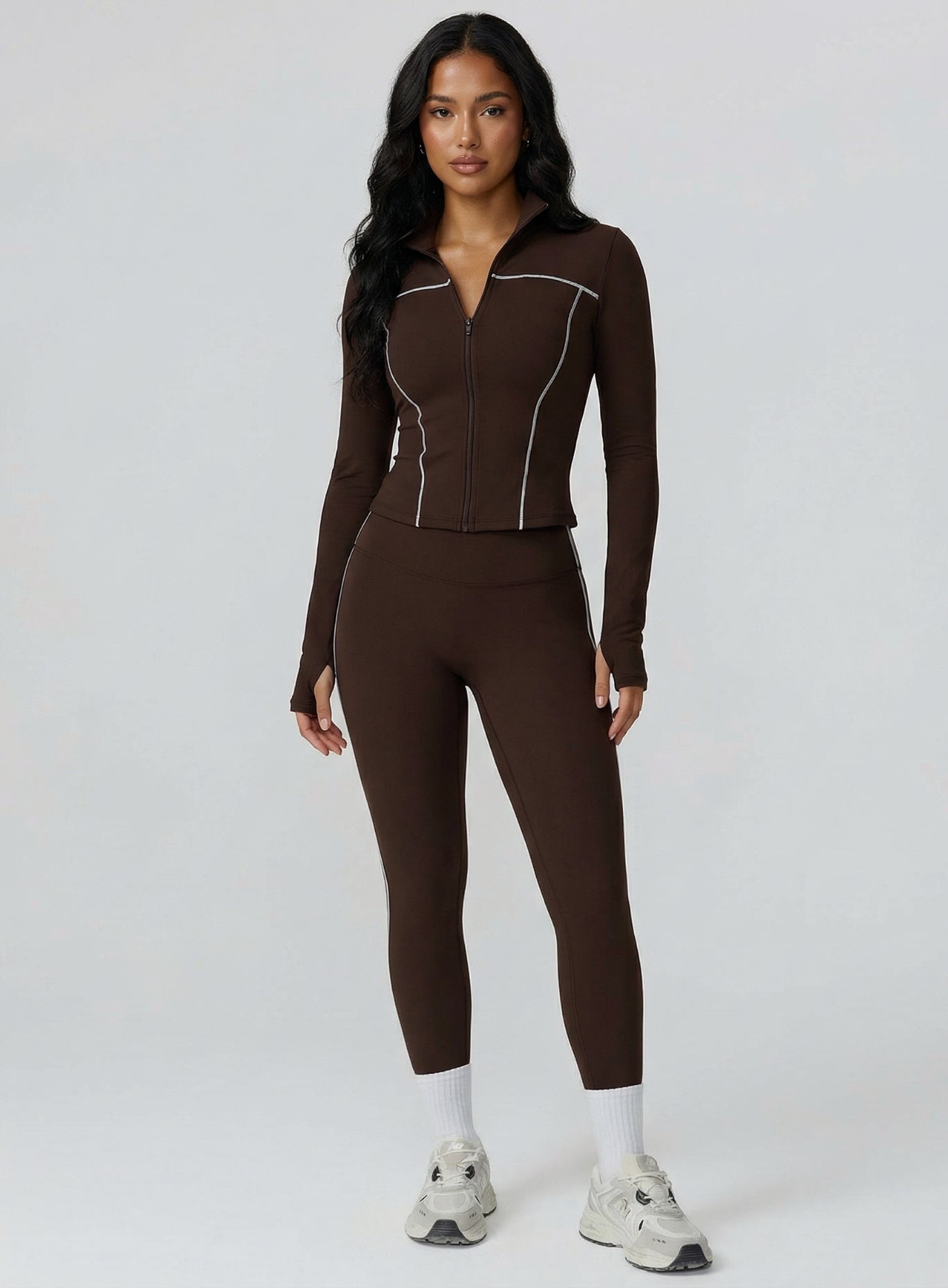 PowerFlex Leggings - Deep Brown - VECTOR SPORTSWEAR