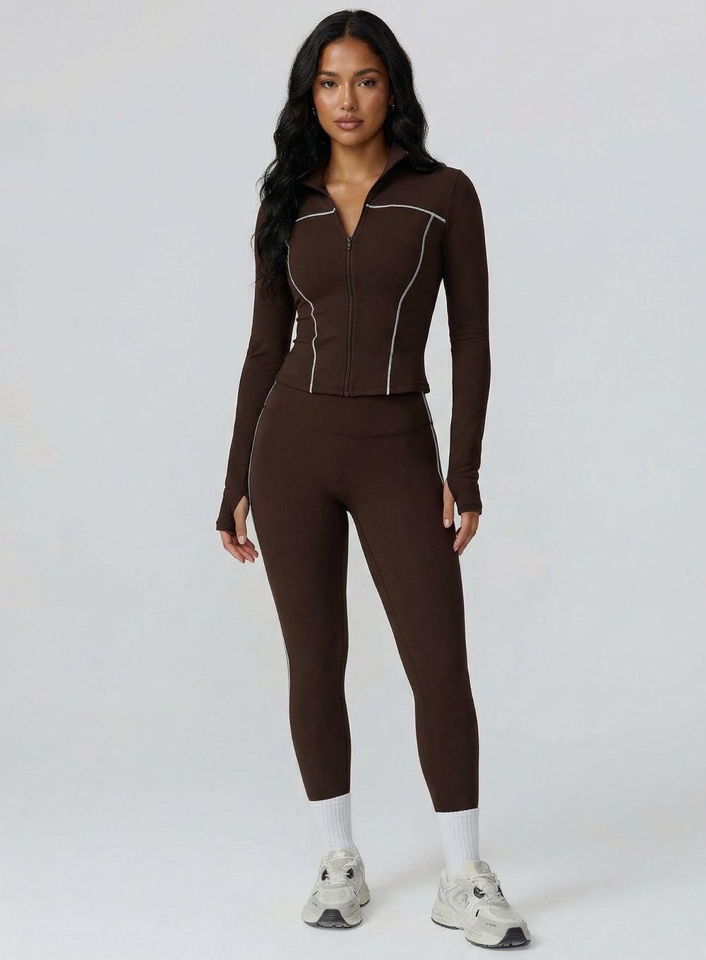 PowerFlex Leggings - Deep Brown - VECTOR SPORTSWEAR