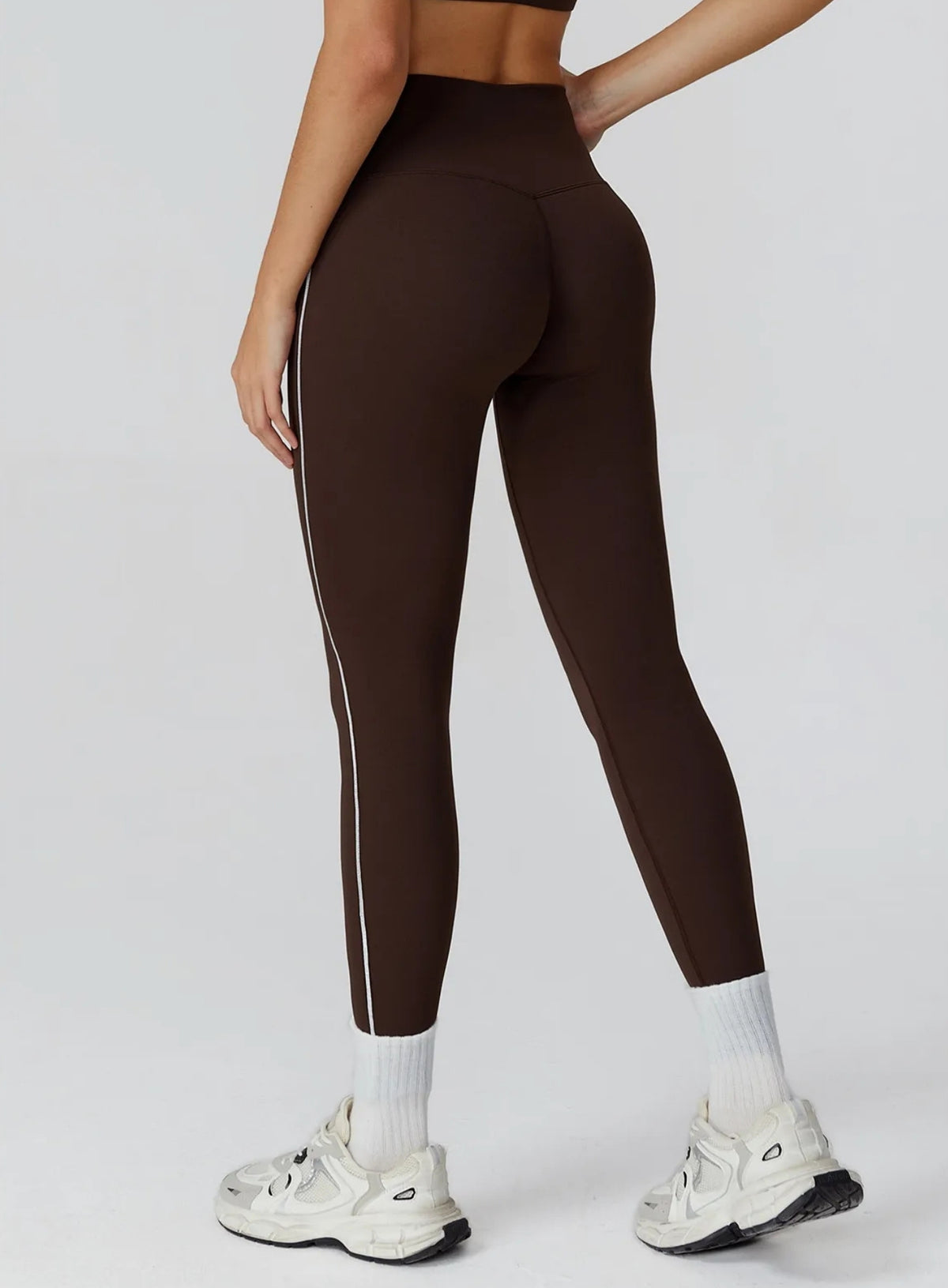 PowerFlex Leggings - Deep Brown - VECTOR SPORTSWEAR Main image