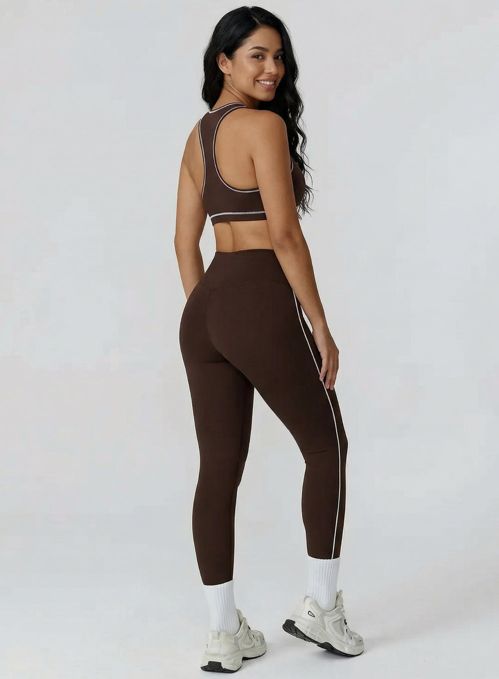 PowerFlex Leggings - Deep Brown - VECTOR SPORTSWEAR