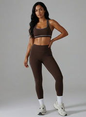 PowerFlex Sports Bra - Deep Brown - VECTOR SPORTSWEAR
