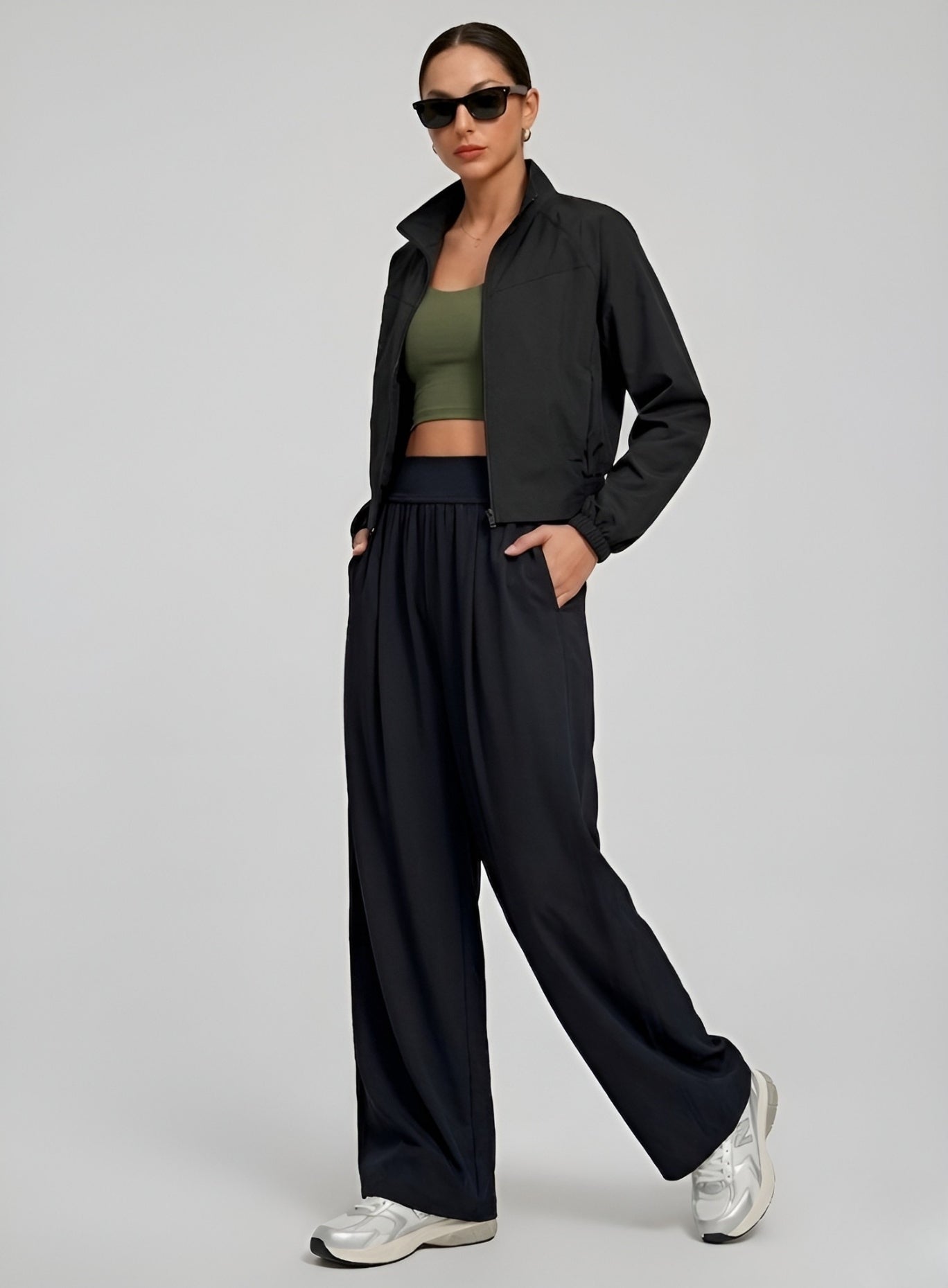 CloudDrape Activewear Pants - Black - VECTOR SPORTSWEAR