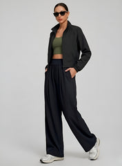 CloudDrape Activewear Pants - Black - VECTOR SPORTSWEAR
