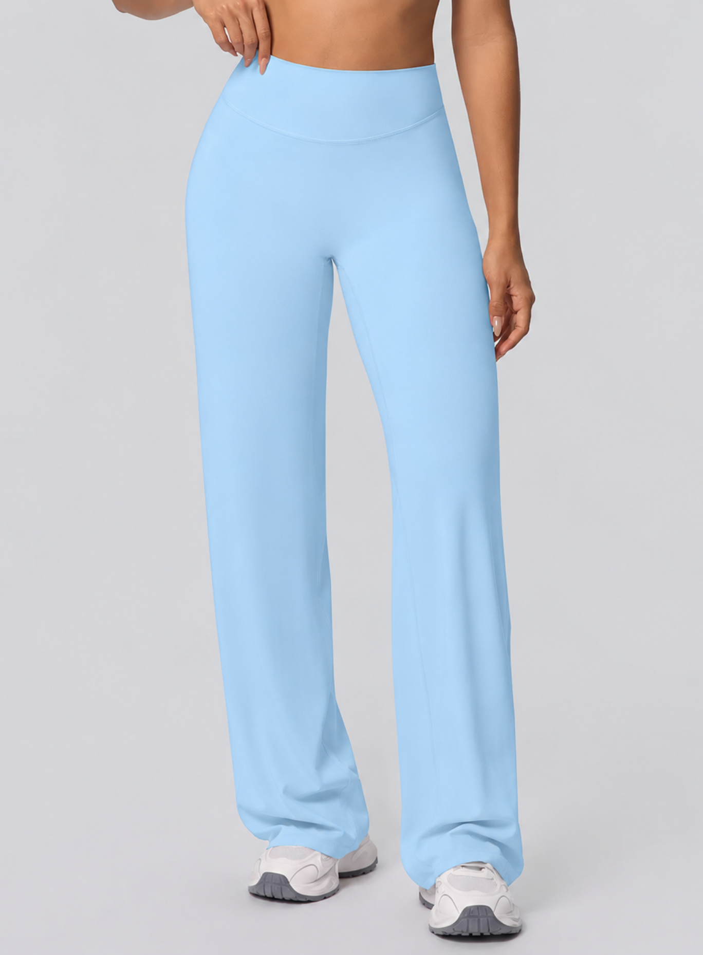 CloudFlow™ Flare Leggings - Sky Blue