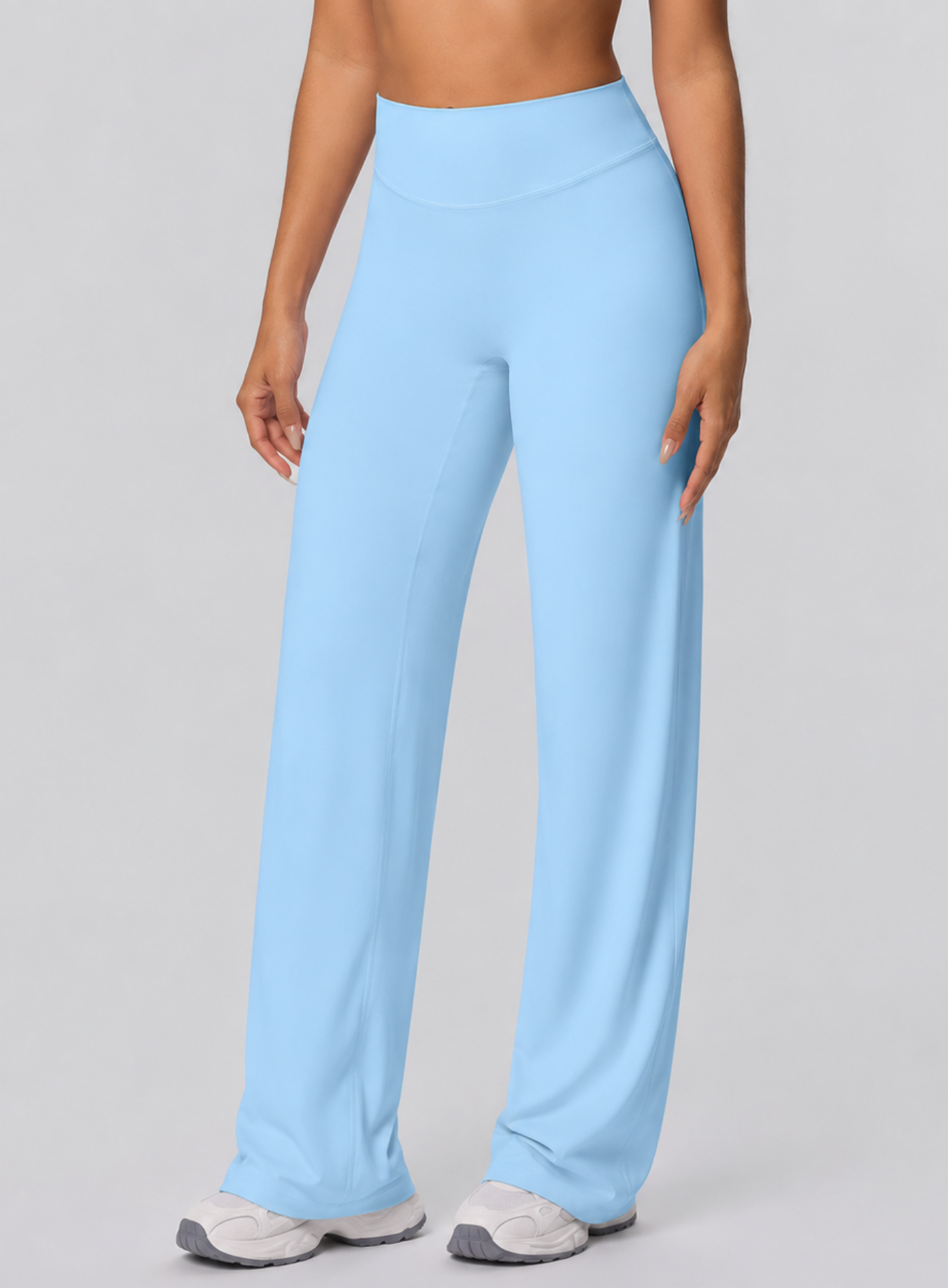 CloudFlow™ Flare Leggings - Sky Blue