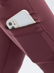 CloudSoft Pocket Legging - Crimson Clay - VECTOR SPORTSWEAR