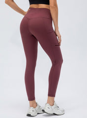 CloudSoft Pocket Legging - Crimson Clay - VECTOR SPORTSWEAR