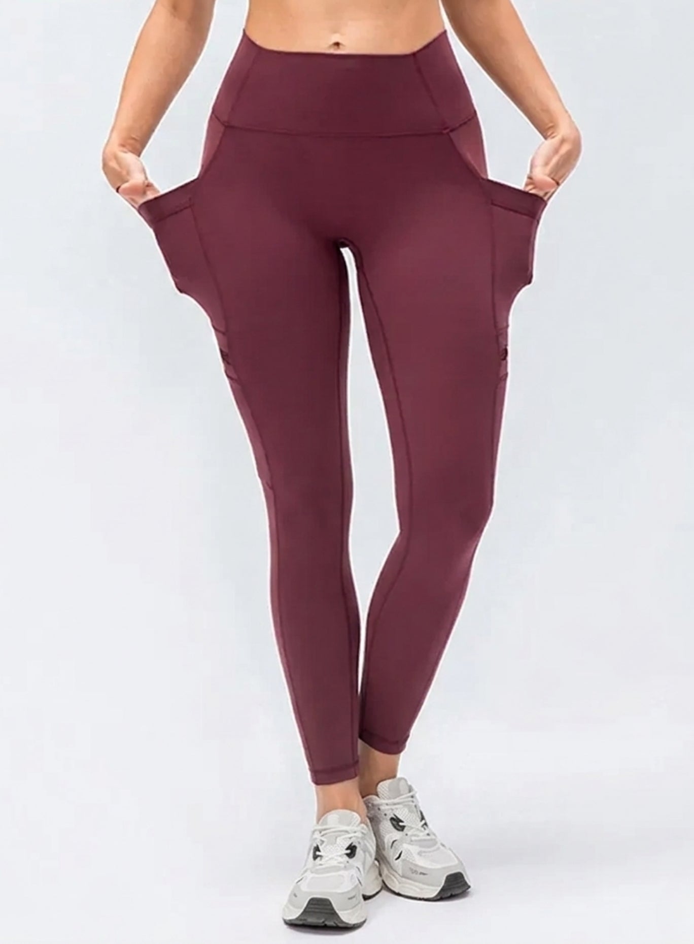 CloudSoft Pocket Legging - Crimson Clay - VECTOR SPORTSWEAR