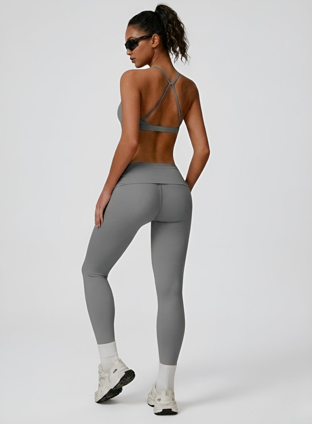 FlexFold™ CloudTouch Legging Gray - VECTOR SPORTSWEAR