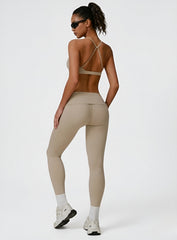 FlexFold™ CloudTouch Legging Natural Beige - VECTOR SPORTSWEAR
