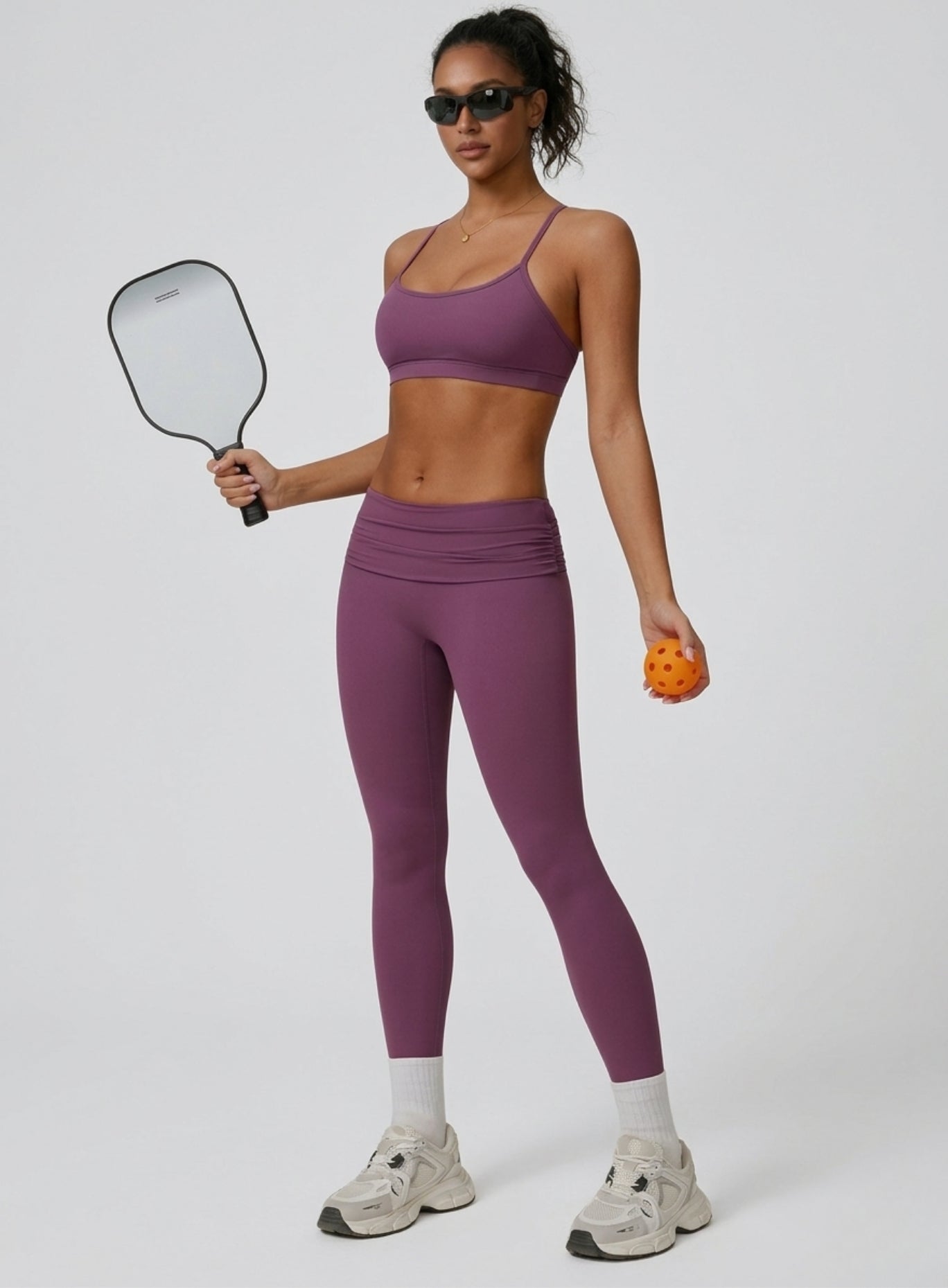 FlexFold™ CloudTouch Legging Prune Purple - VECTOR SPORTSWEAR