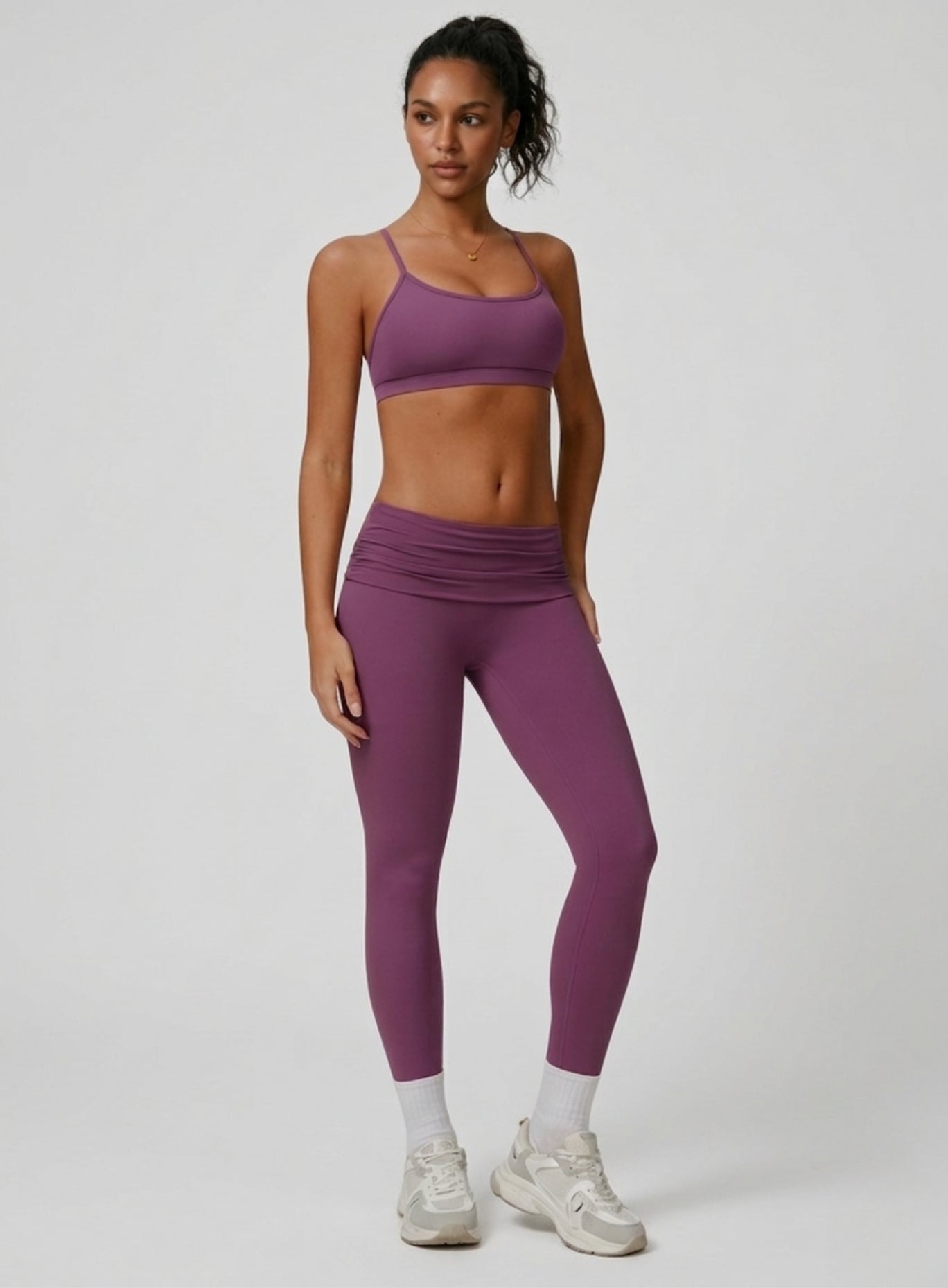 FlexFold™ CloudTouch Legging Prune Purple - VECTOR SPORTSWEAR