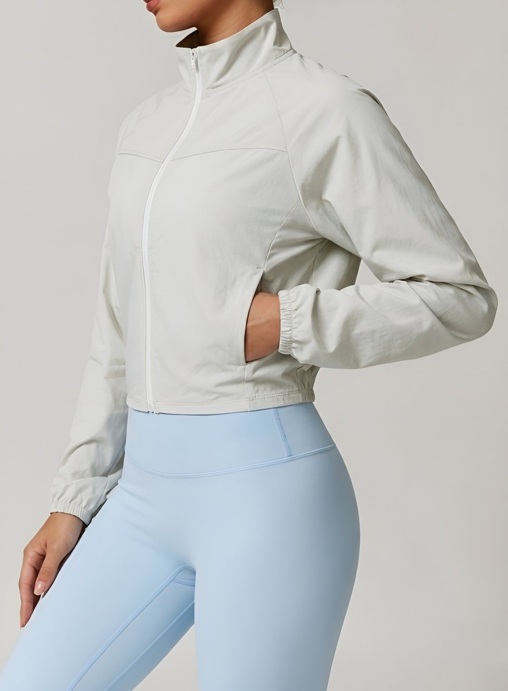 FlexForm Zip Jacket - Off - White - VECTOR SPORTSWEAR