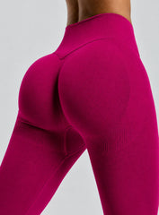 Hydrafit Scrunch Leggings - Dark Red