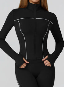 PowerFlex Zip Jacket - Black - VECTOR SPORTSWEAR
