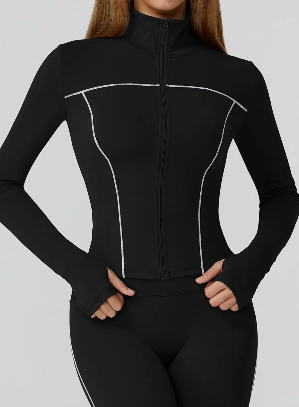 PowerFlex Zip Jacket - Black - VECTOR SPORTSWEAR