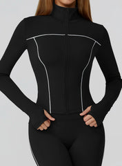 PowerFlex Zip Jacket - Black - VECTOR SPORTSWEAR